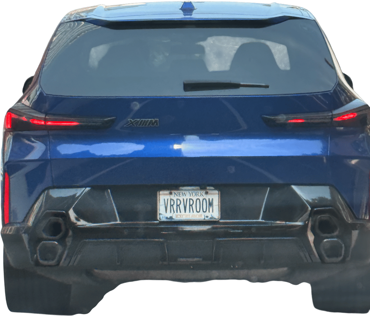 Vanity Plates: VRRVROOM