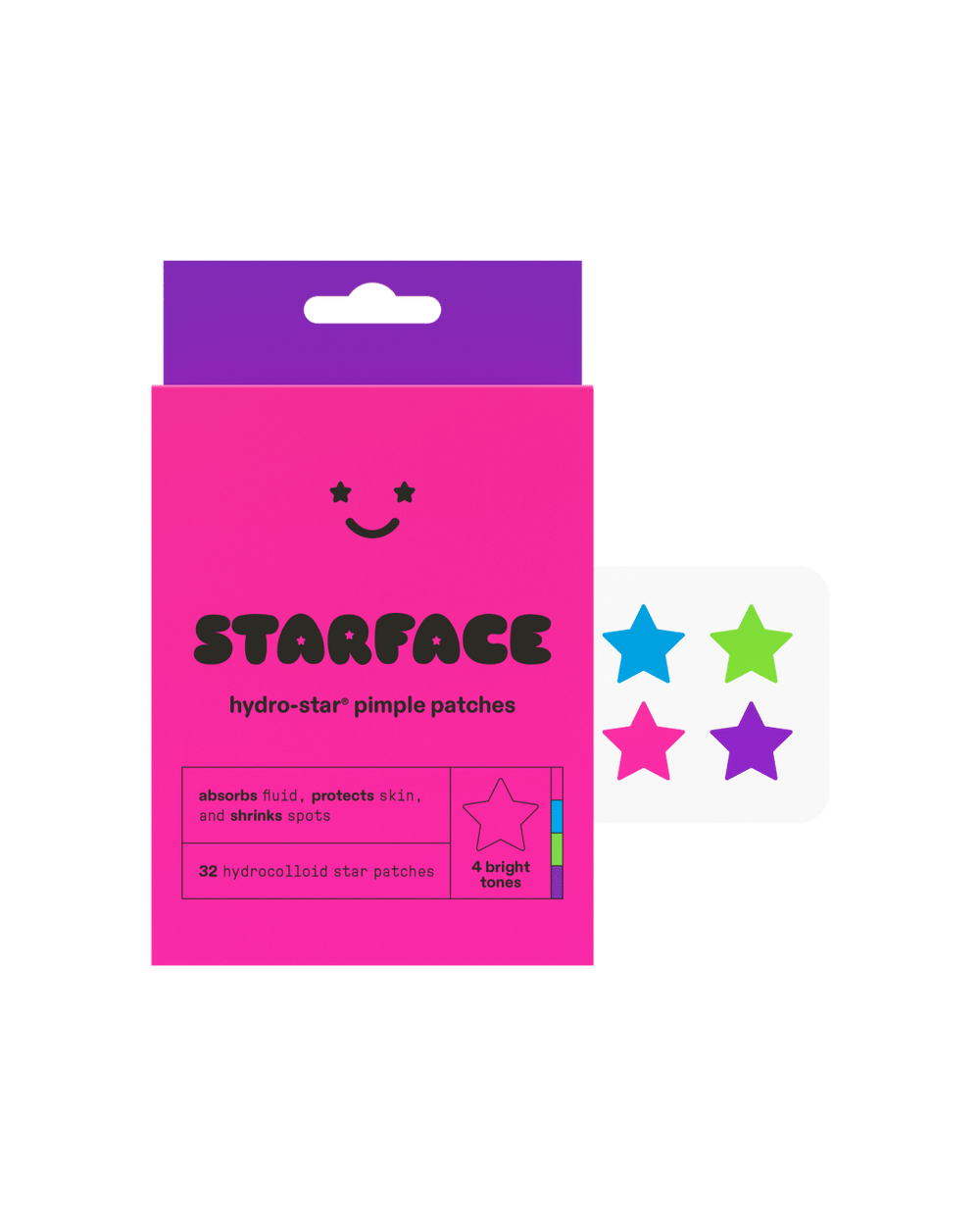 starface patch multicolor