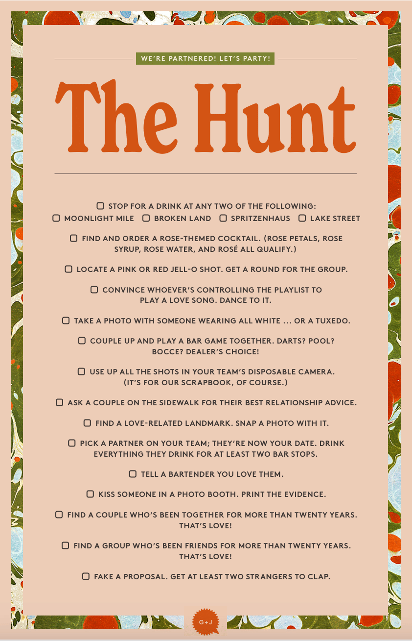 Hosting A Scavenger Hunt