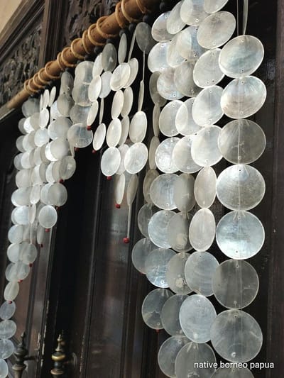 Capiz Shell 19-Strand Doorway Divider