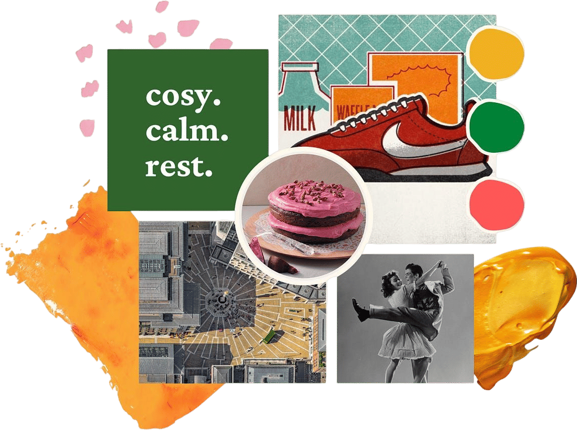 making seasonal moodboards