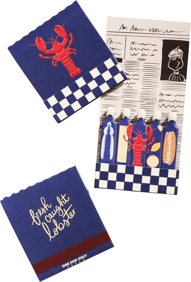 Lobster 10 Stem Matchbook