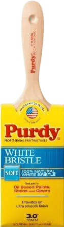 Purdy White Bristle Wall Swan Paint Brush