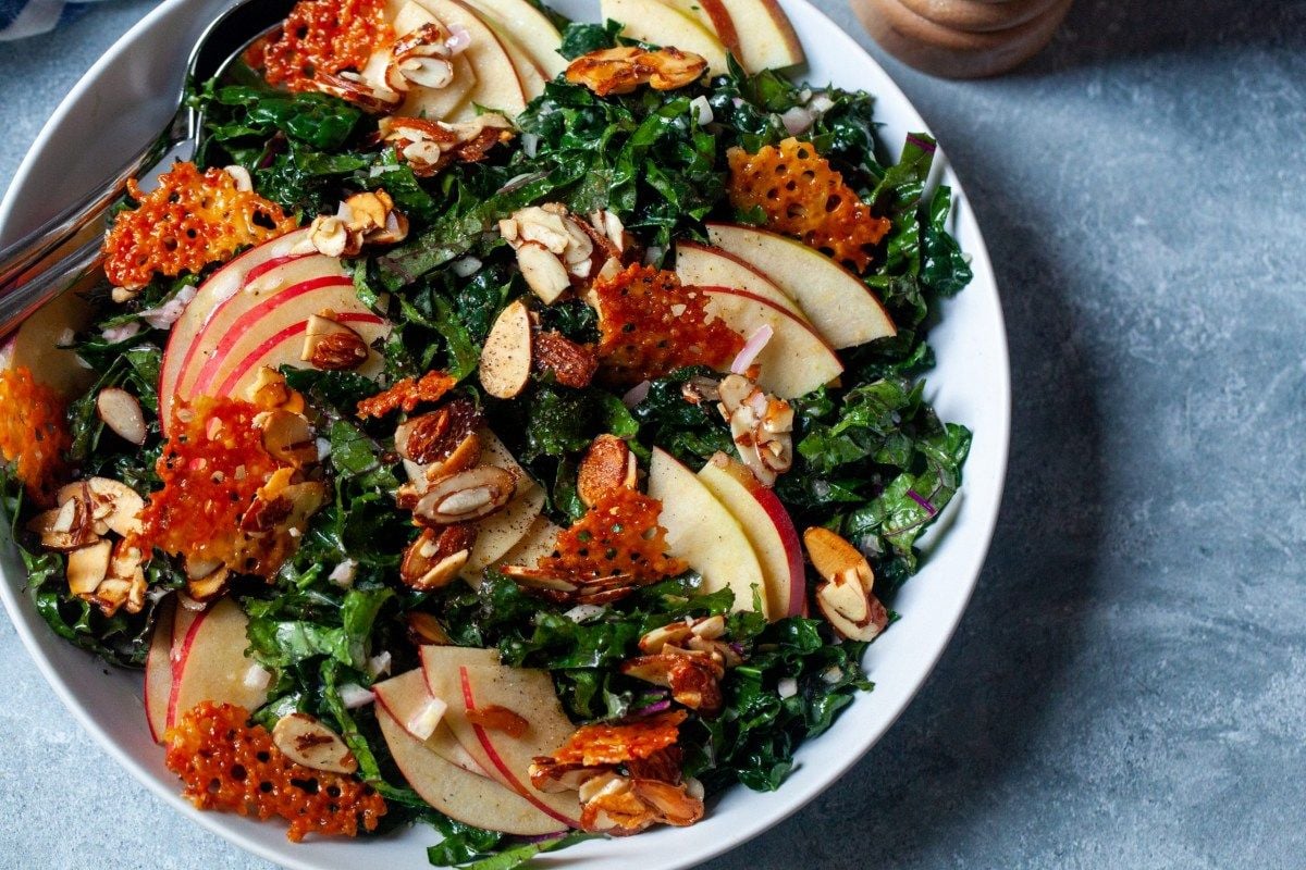 Apple and Cheddar Crisp Salad Recipe