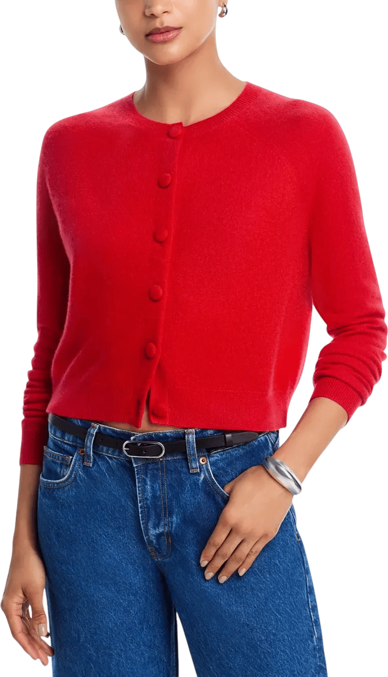 A cashmere cardi