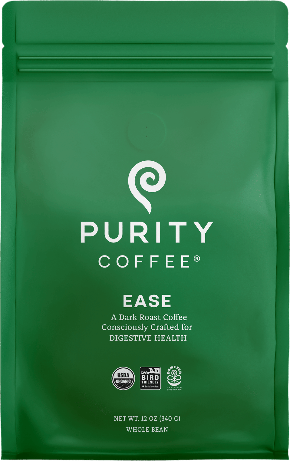 Purity Coffee EASE Dark Roast Whole Bean Coffee