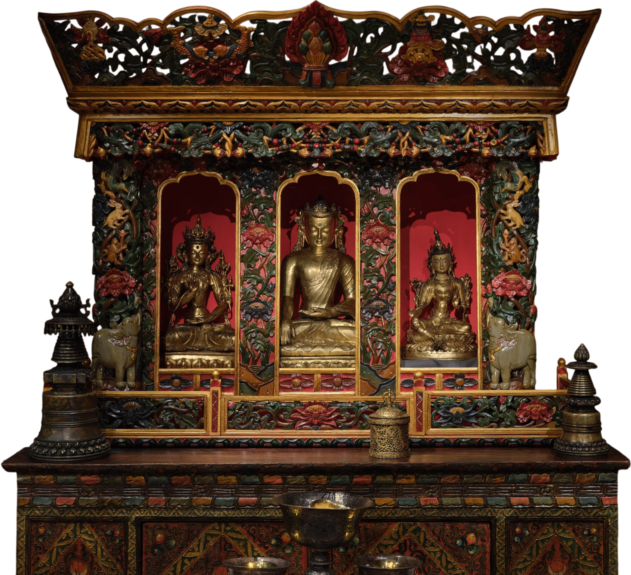 Rubin Museum Tibetan Buddhist Shrine Room