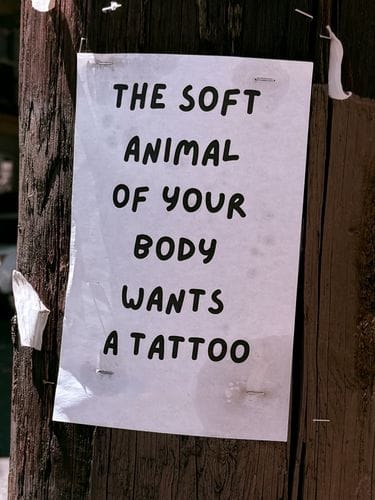 get more tattoos