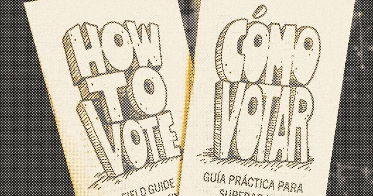 Zine: How to Vote / Cómo Votar
