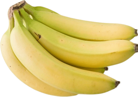 slightly green bananas