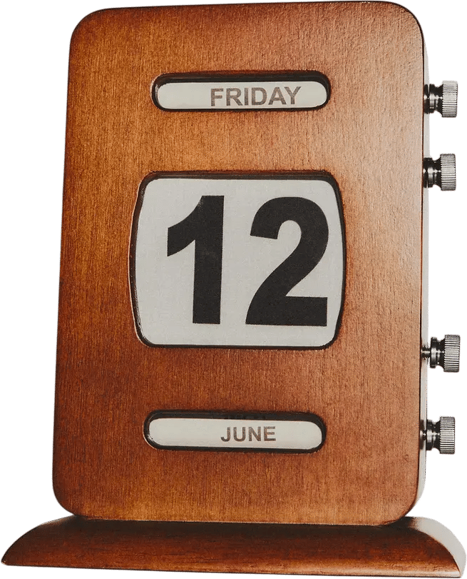 Manual Table Calendar | ZaraHome