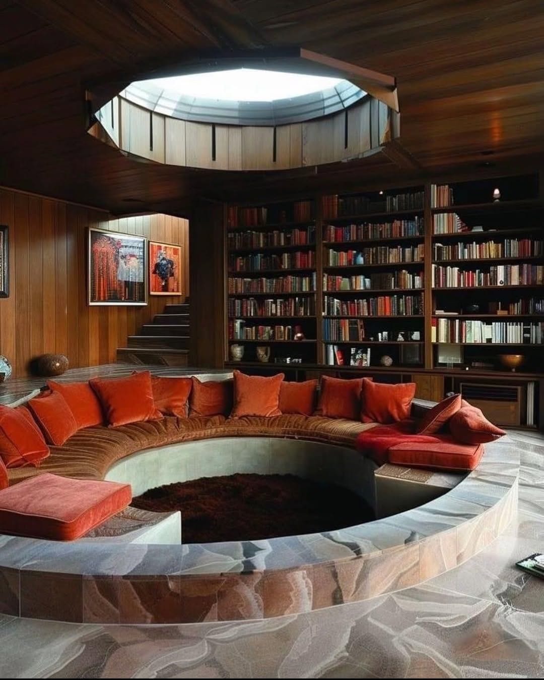 Sunken Living Room