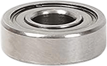 YONICO Router Bits 1/4-Inch Inner Diameter Shank Bearing 5/8-Inch OD X 1/4-Inch ID X 3/16-Inch Height