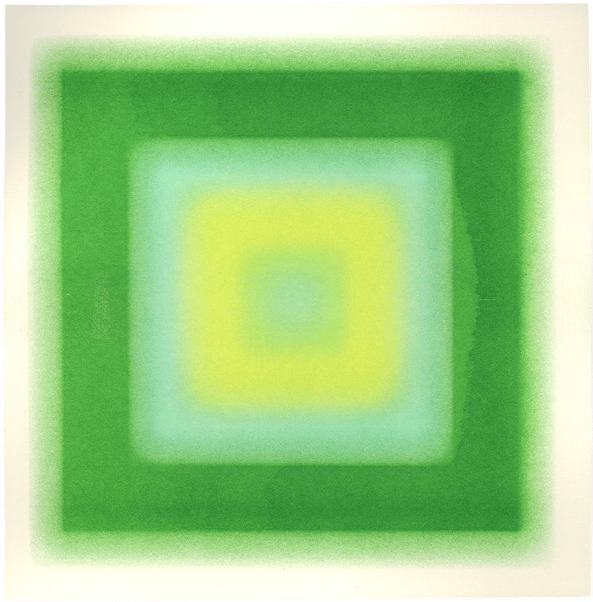 Green Aura Risograph Print