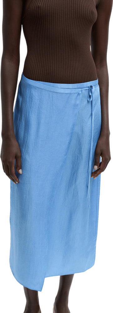 Tibi Summer Slip Wrap Skirt