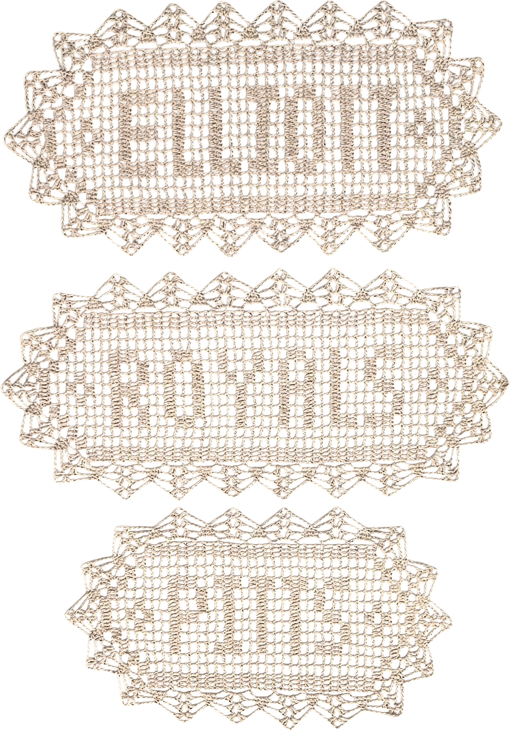 Heirloom Name Doily