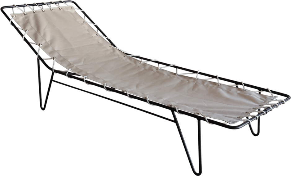 Vintage Outdoor Chaise Lounge Chair