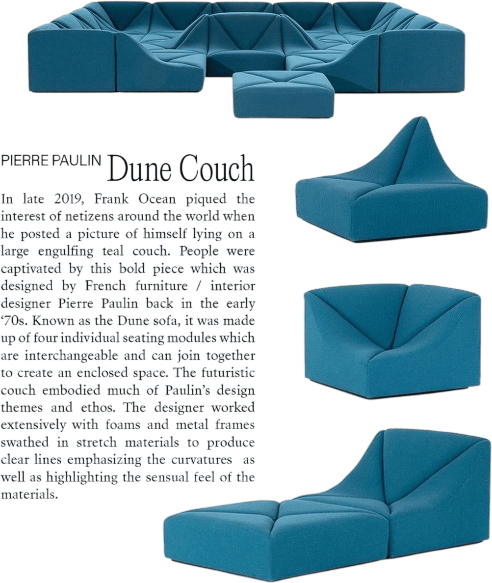 Dune sofa (Pierre Paulin 1970s)