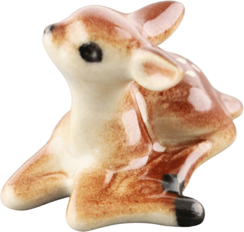 Hand painted ceramic figurines