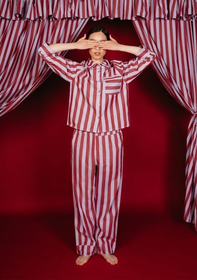 Lilac Stripe Pajamas