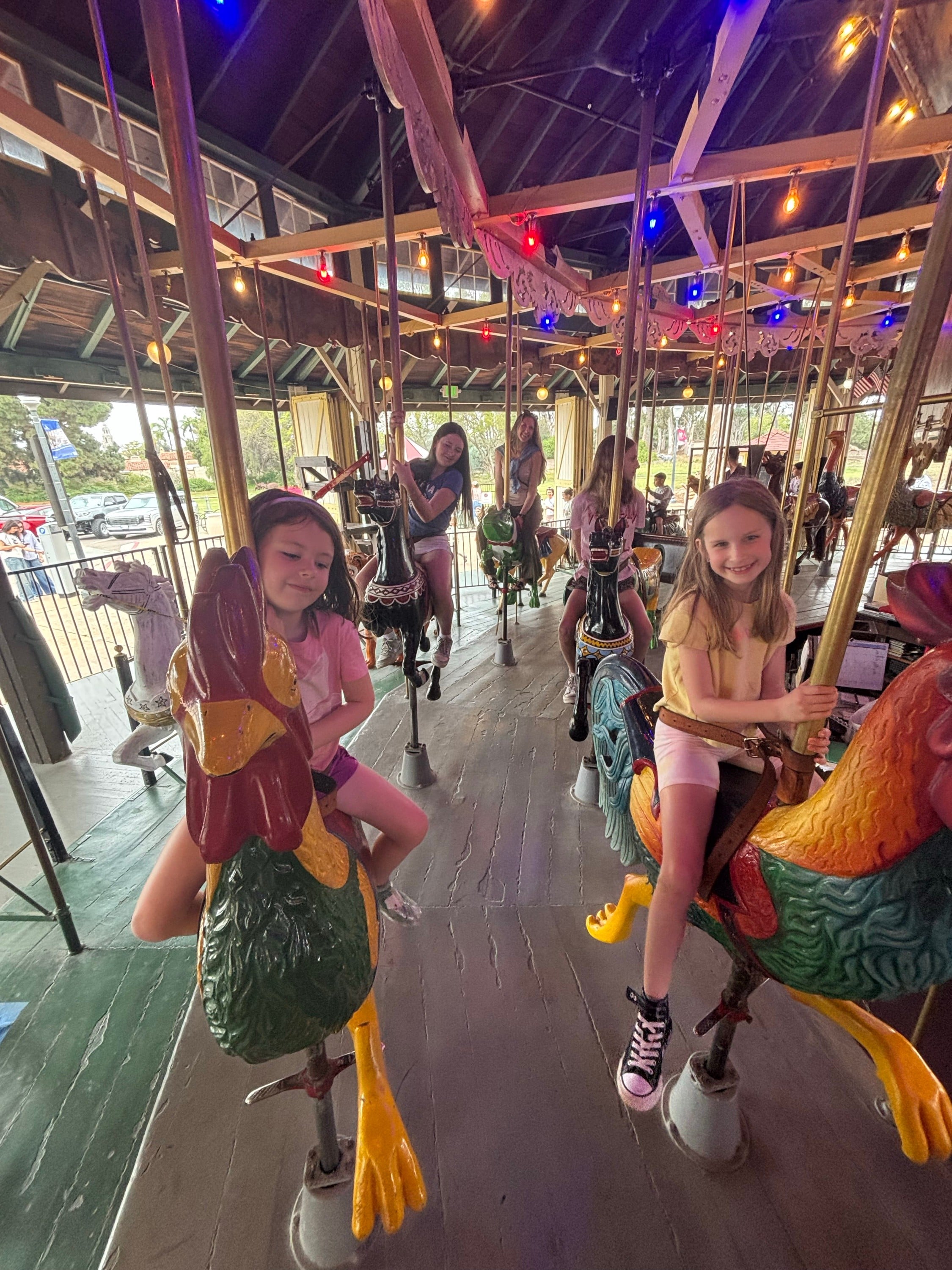 Ride the carousel