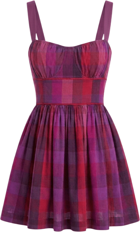 Divinity Handloom Cotton Backless Mini Dress