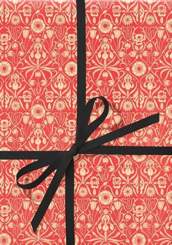 Vintage Florentine Iris Print Wrapping Paper