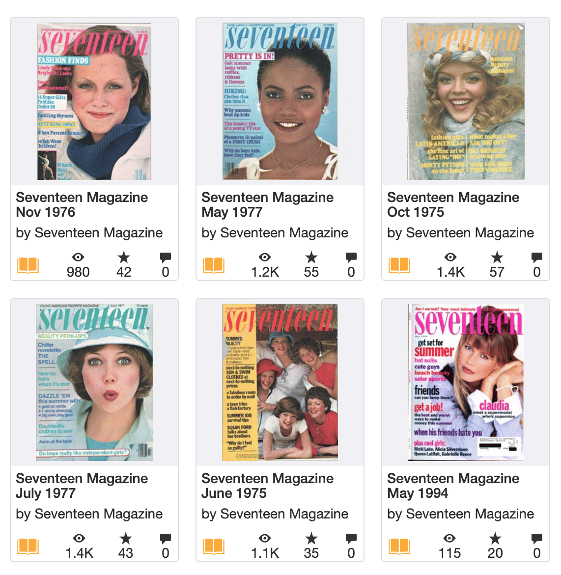 reading old magazines on the internet archive