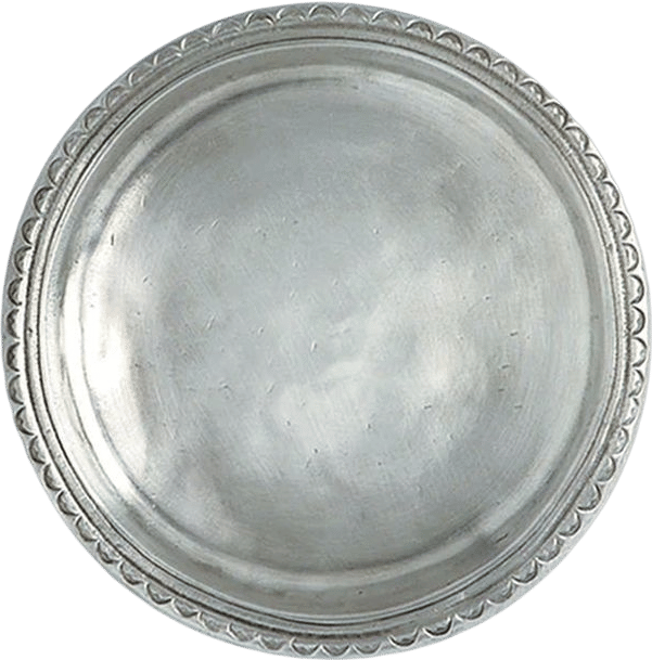 Scallop Rimmed Bottle Coaster