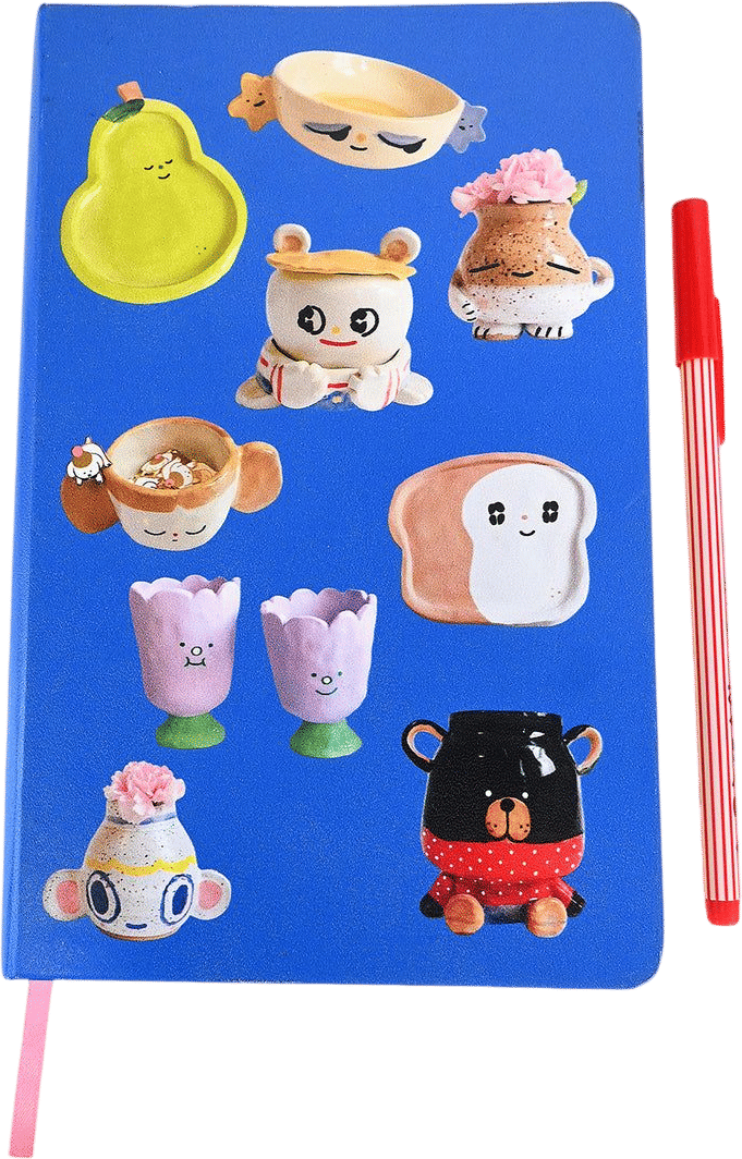 Ceramic Party Hardcover Notebook (Natali Koromoto)