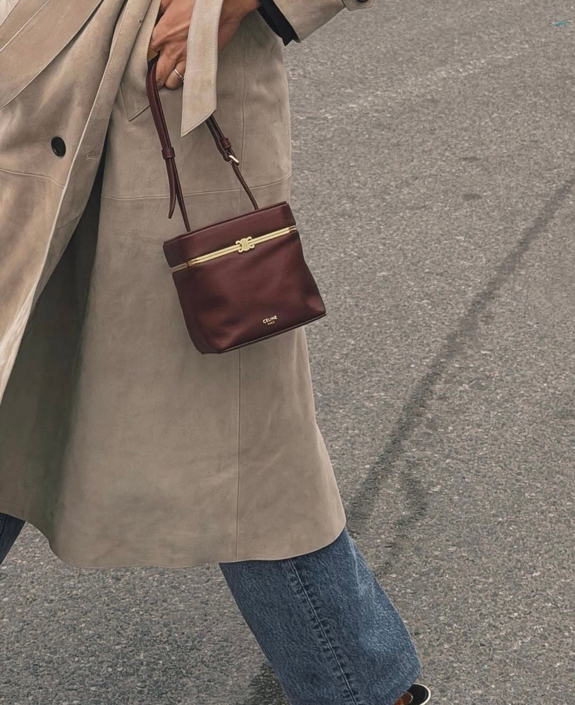 Celine Cube Bag, Syrah
