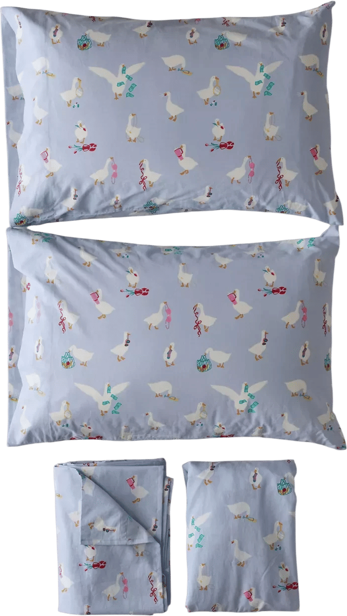 Cheeky Goose Core Patterned Sheet Set