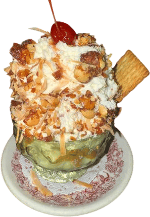 Uncle Boon’s ice cream sundae at Thai Diner