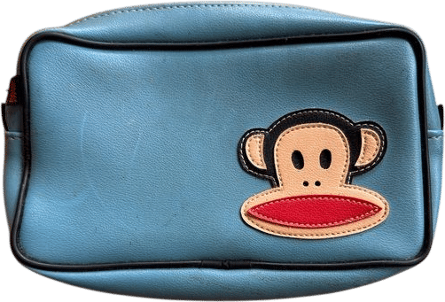 Vintage Paul Frank Baby Blue Toiletry Pouch