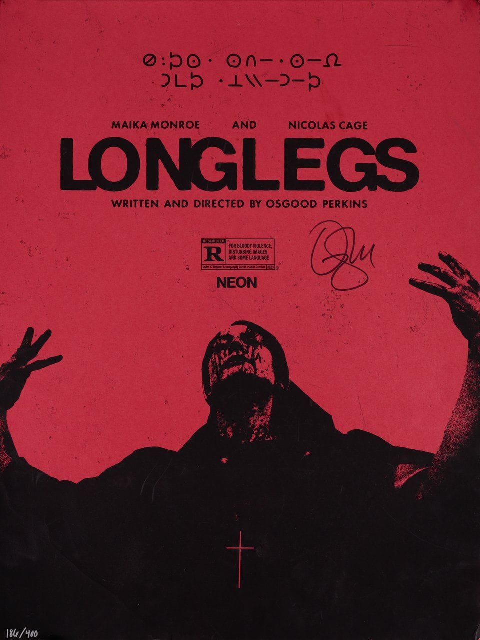 Longlegs (2024) Screenprint
