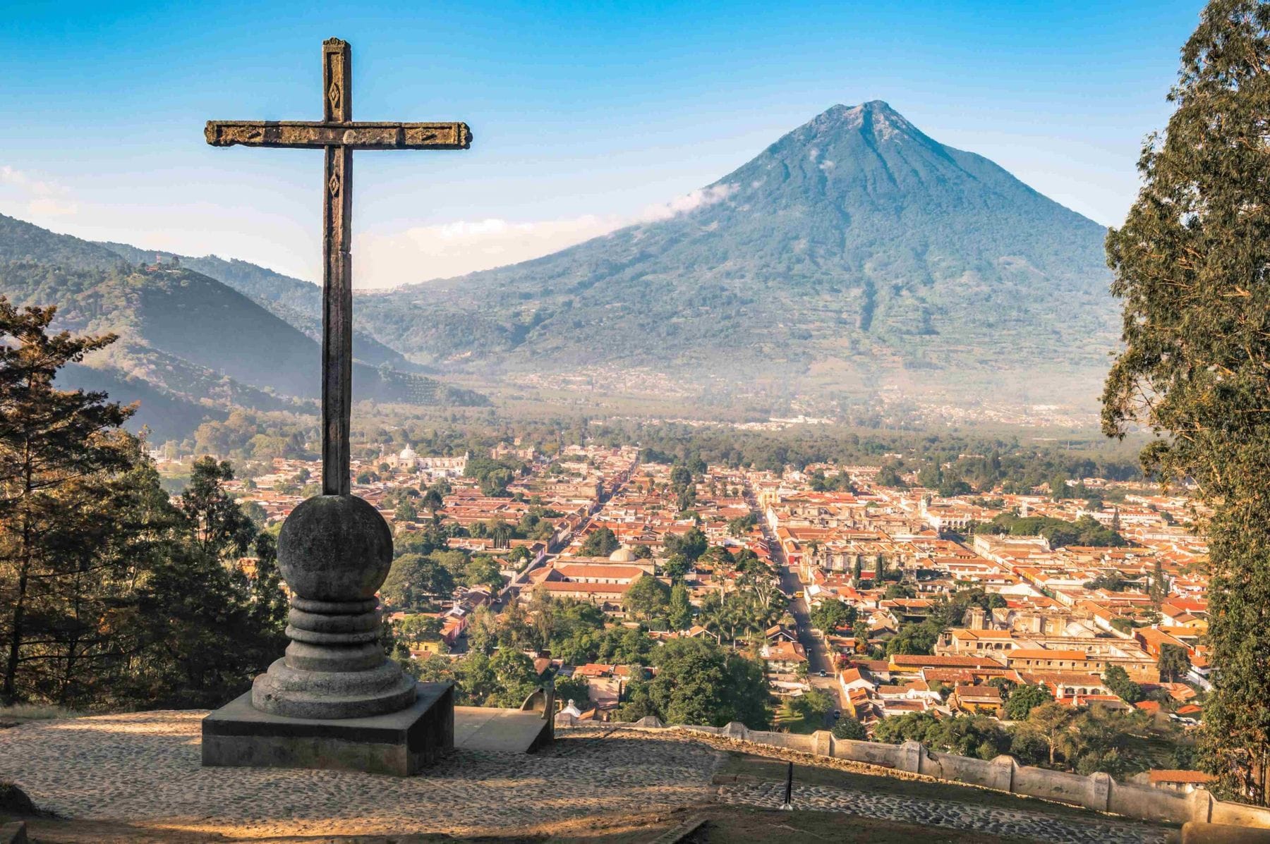 Cerro de La Cruz in Antigua, Guatemala