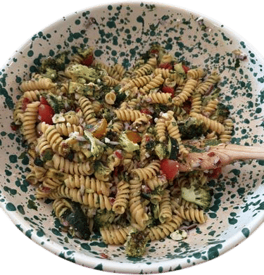 bean-based pasta in pasta salad specifically