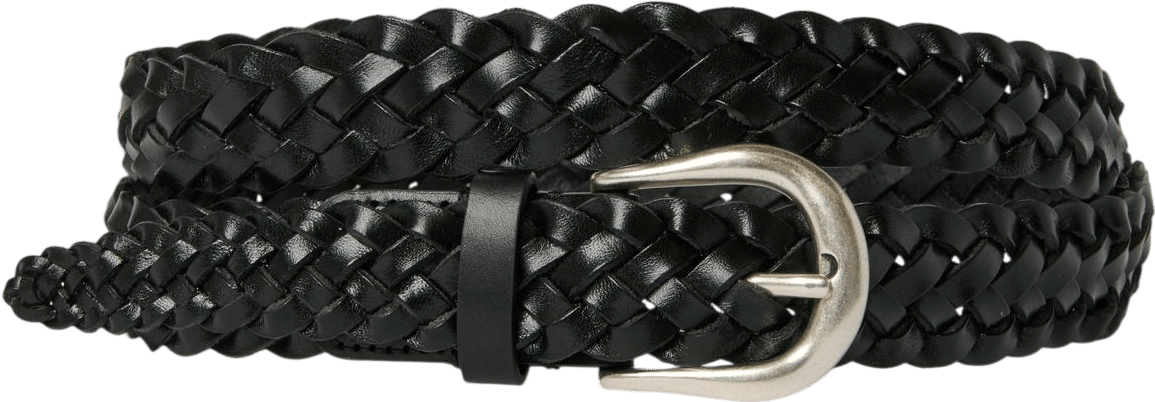 Plaited Belt in Black