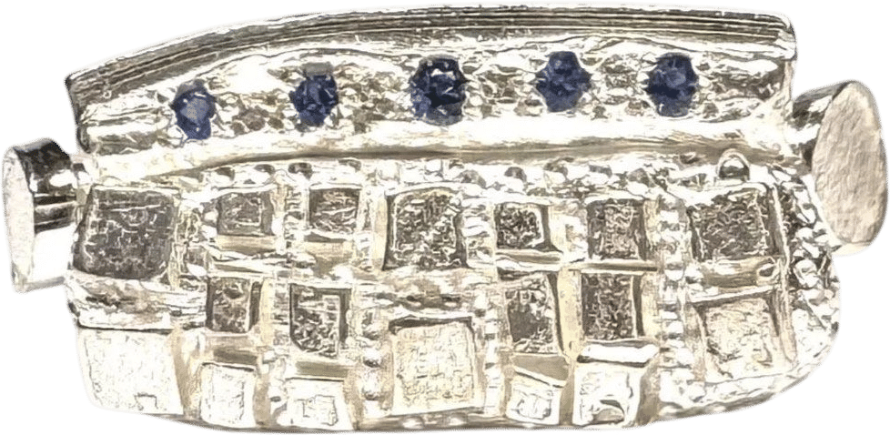 Katherine Bowman Sterling Silver Sapphire Ring