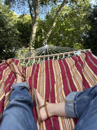 A Hammock that's *just* hard enough to get out of