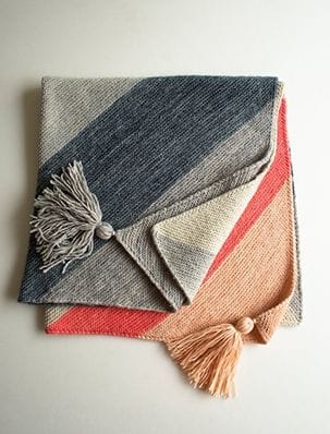Colorblock Bias Blanket