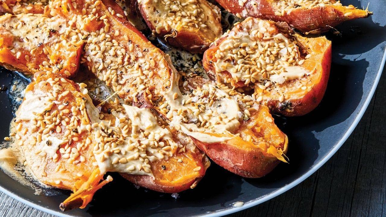 Tahini and Sweet Potato