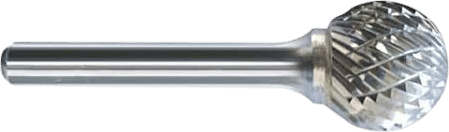 HHIP 3000-0127 SD-7 Ball Shape Double-Cut Carbide Burr