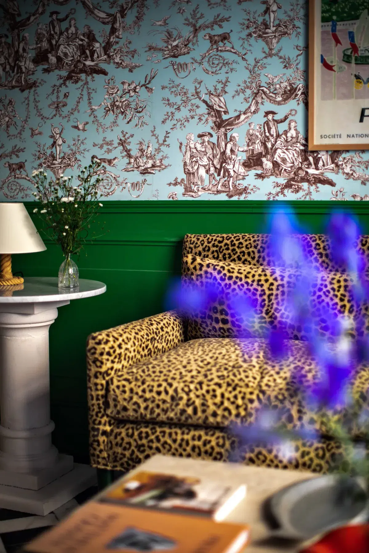 Hôtel Les Deux Gares! designed by one of my favorite artists, Luke Edward Hall