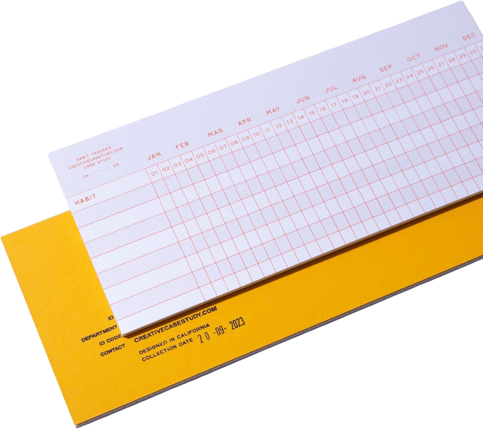 Habit Tracker Notepad