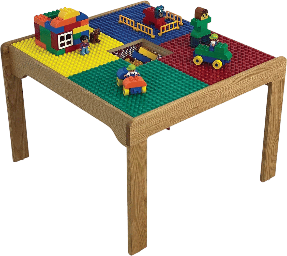 Fun Builder Table with Storage Bag