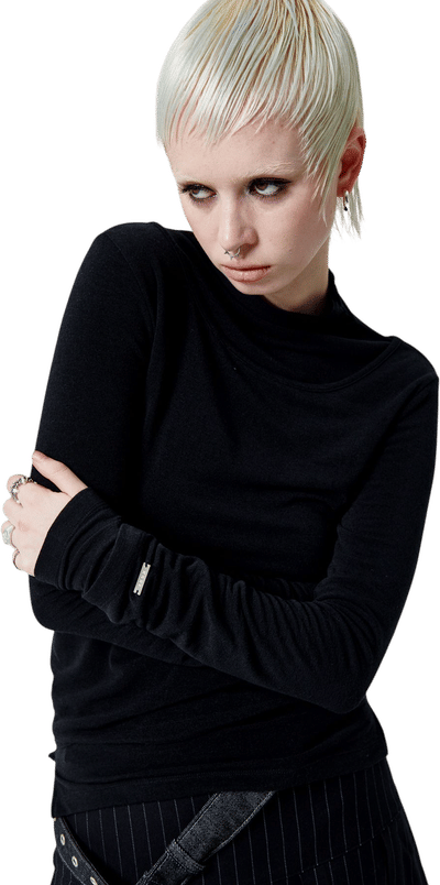 Layered Turtleneck Top