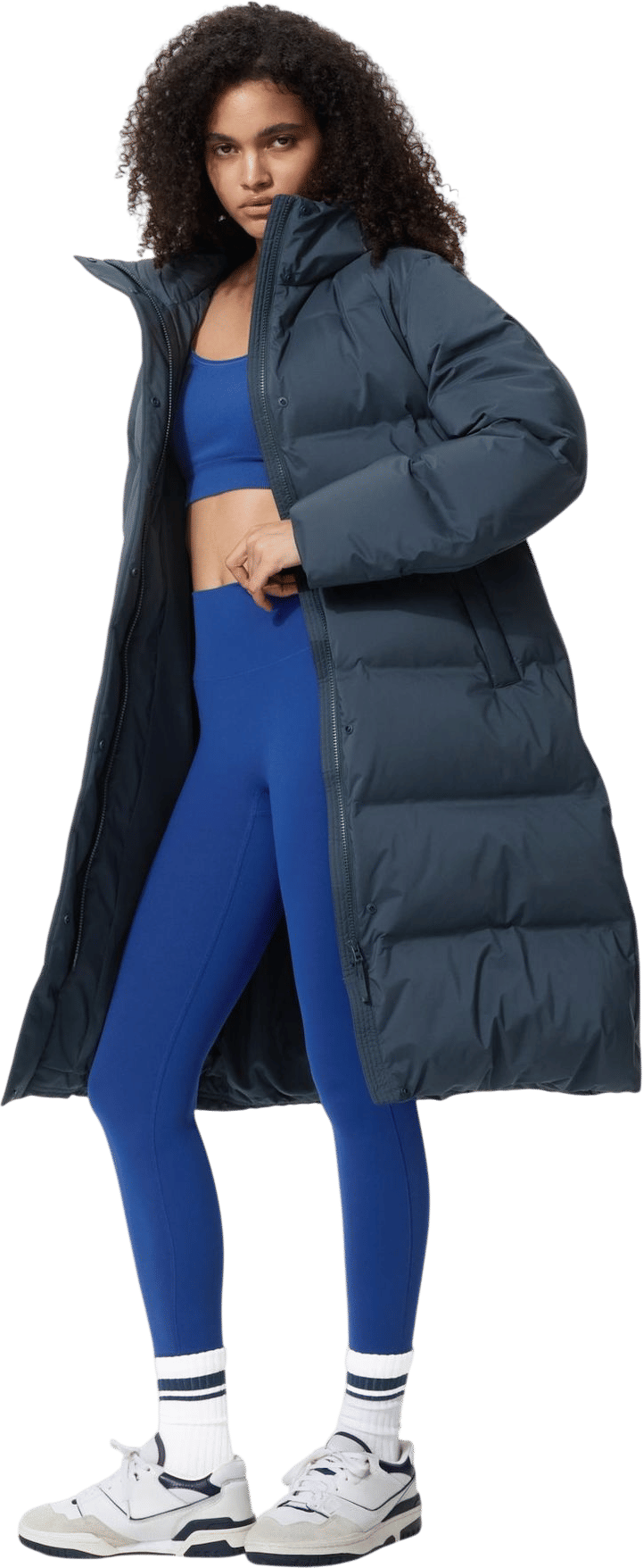 Uniqlo Womens Seamless Down Long Coat
