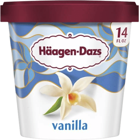 Haagen Dazs Vanilla Ice Cream (14 Oz)