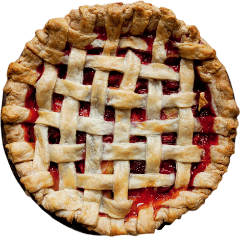 Strawberry Rose Rhubarb Pie with Cardamom Ice Cream Recipe